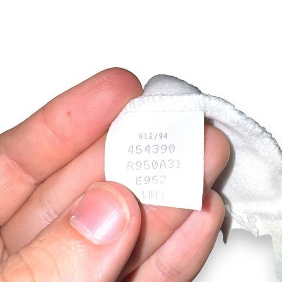 L.L. Bean White Made in USA Mockneck Sweater XL - Picture 6 of 7